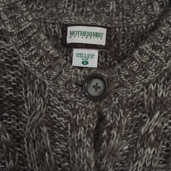 Maternity button down sweater tee - Picture 2 of 4